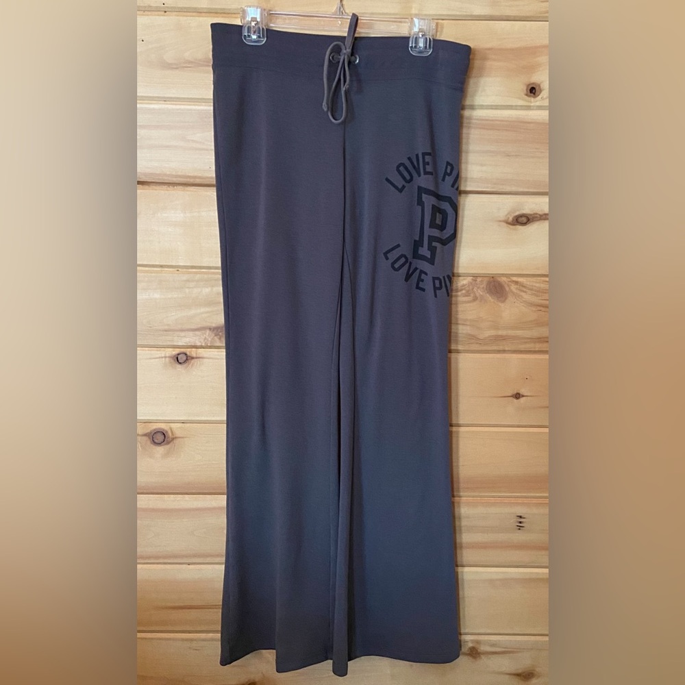 Pink Victoria’s Secret Loungewear Pants in Gray. Tall Girl Sleepwear Bottoms Y2K